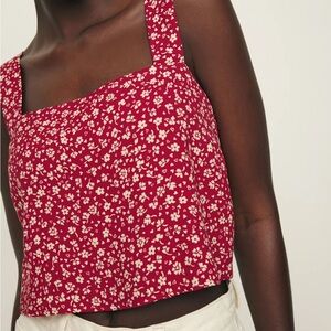 Reformation Lorin Crop Top Floral